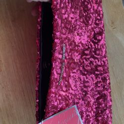 New Victoria Secret Pink Sequin Clutch Purse