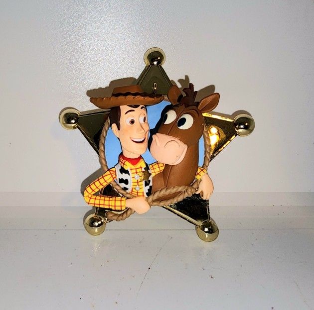 Vintage 1999 Disney Pixar Toy Story 2 Woody's Roundup hallmark ornament