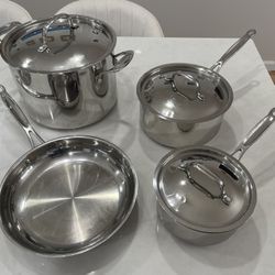 Cuisinart 77-7 Chef’s Classic Stainless 7-Piece Cookware Set