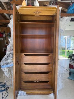 Davis Solid Wood Armoire - Delivery Available