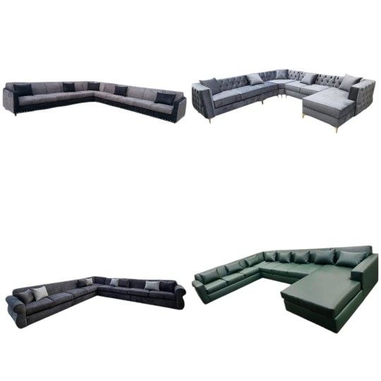 Brand NEW U Sectional COUCHES Sofas CHAISE Lounge