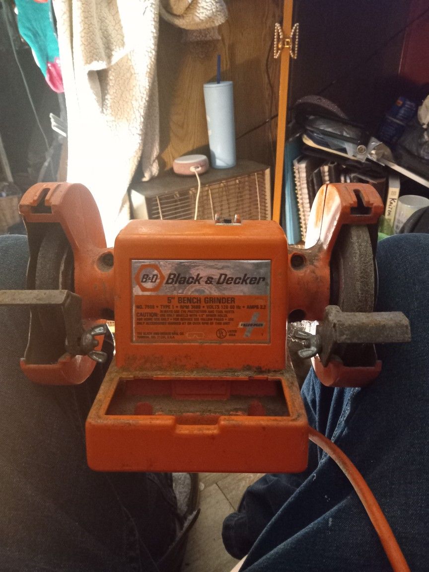 Black And Decker Bench Grinder 