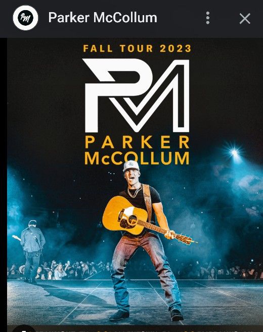 Parker McCollum Fruityard General 2 Lawn Tickets Through Ticketmaster..July 23 At 7pm