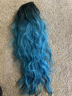 Blue Wig 
