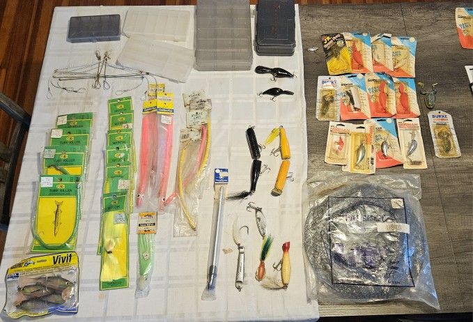 Vintage Fishing Gear.. Fresh And Saltwater