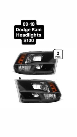 09-18 Dodge Ram Headlights $100