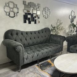 Gray Sofa Set 