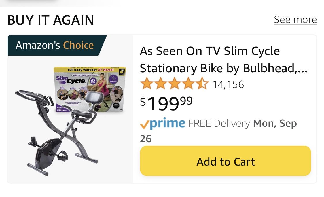 Stationary Bike-Slim Cycle