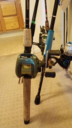Fishing pole like new was asking 80 will take 70