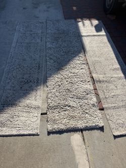 3 hallway rugs $75 for all