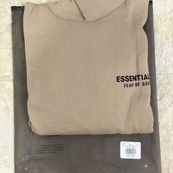 Fear of God Essentials Fleece Hoodie – Desert Sand