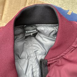 Like New Express brand reversible bomber jacket  size Medium