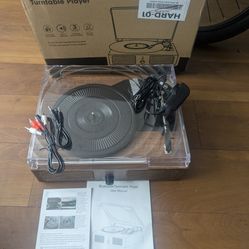 Tocadiscos Y Bocina Bluetooth 