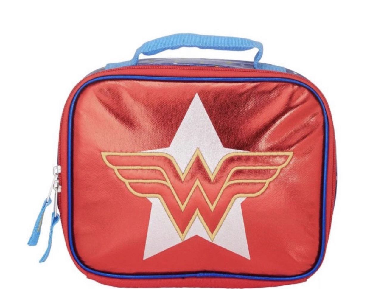 Wonder woman kids lunch tote