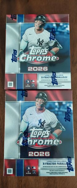 2026 Topps Chrome Baseball Mega Box Lot of 2