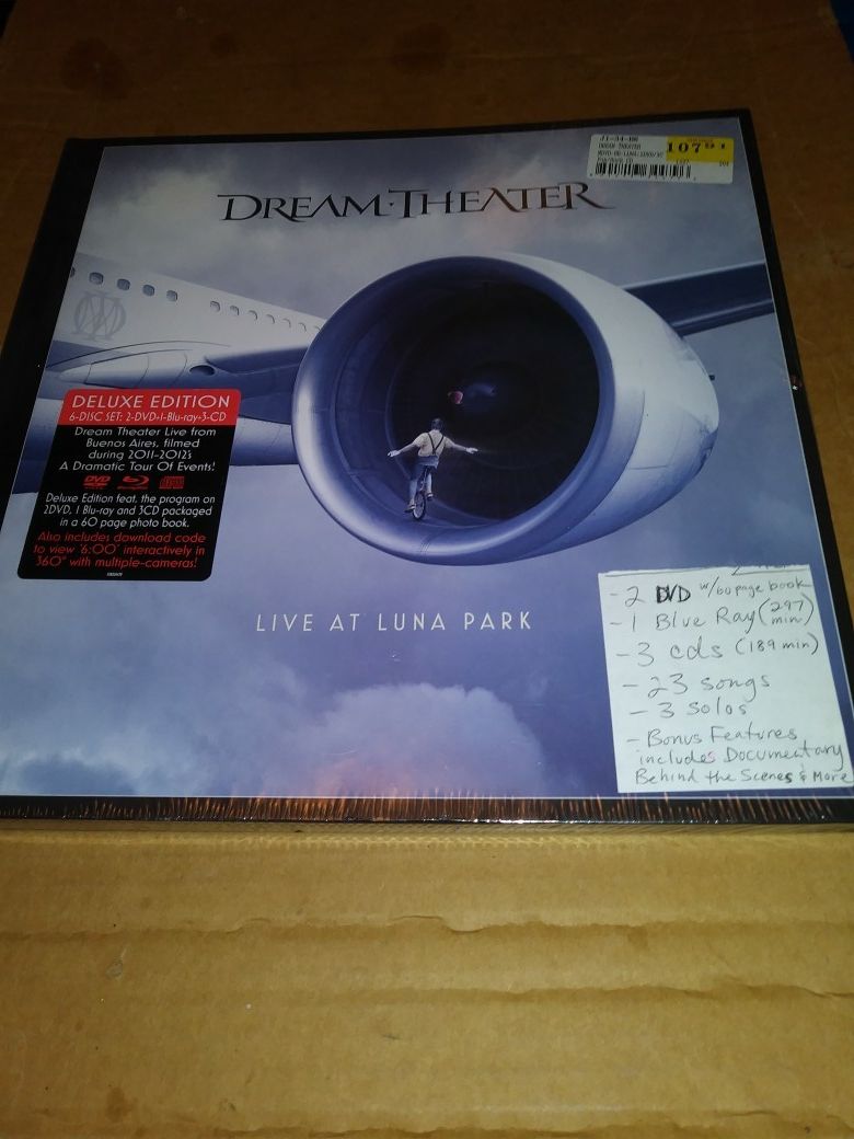 Dream Theater Live at Luna Park 2013(DVD/cd/ book set)