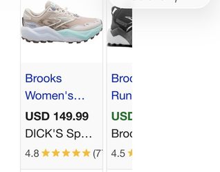 Brooks Size  8.5 Woman
