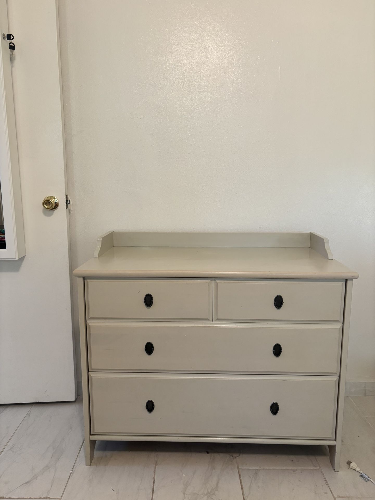Off White Dresser/ Changing Table