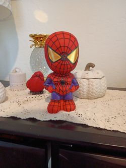 Alcancia Spiderman Lineas Negras