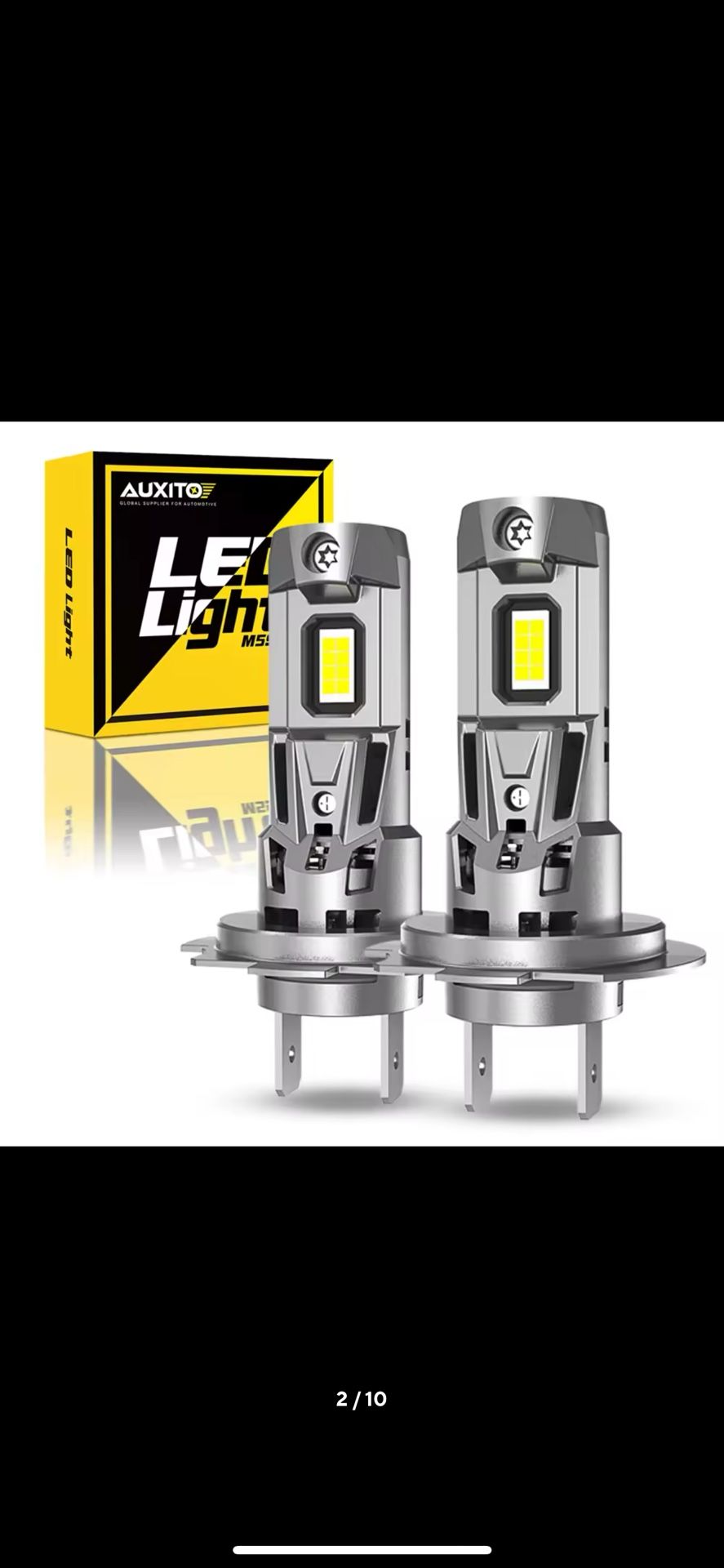 Auxito Led Headlights M5S Series (White) Fits H7