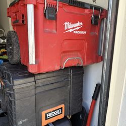 Milwaukee And Ridgin Tool Box 