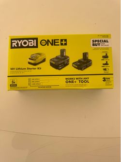 Ryobi 18V Battery With Charger