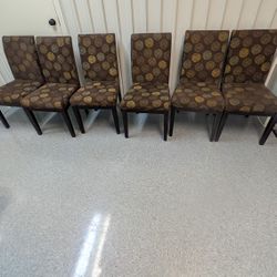 Set Of Six Dining Room Chairs