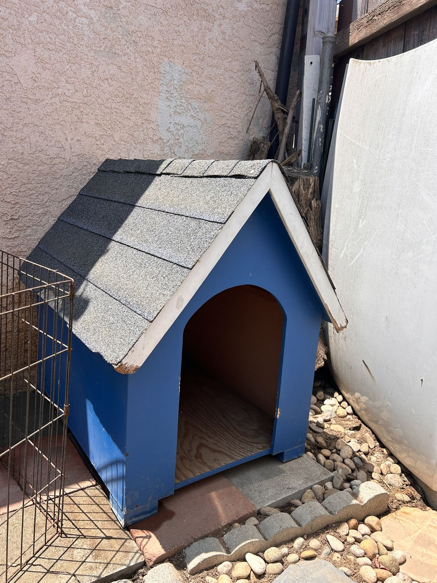 Small Blue Dog House