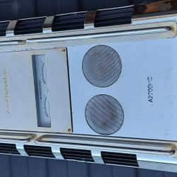 AUDIOBAHN CAR AMPLIFIER A2300HCQ 2-CHANNEL HIGH CURRENT CHROME PLATED TESTED!