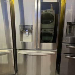 Fridge With  Glass Door 
