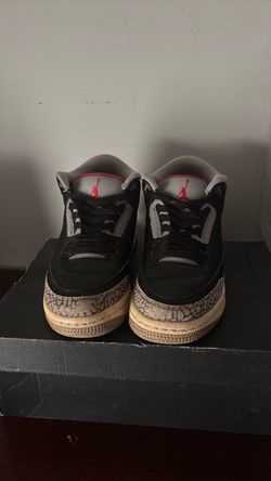 Jordan 3 black cement (6.5Y)