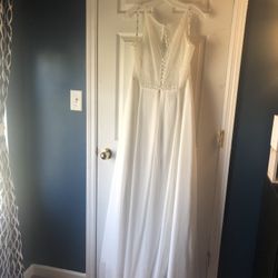 David’s Bridal Wedding Dress Plus Size 20 Unaltered 
