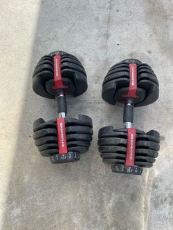 Bowflex Adjustable Dumbells (5-52.5lbs)