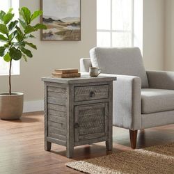 Acacia Wood Nightstand