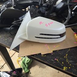 2012 W221 MERCEDES BENZ S550 S600 DRIVER SIDE DOOR MIRROR DIAMOND WHITE