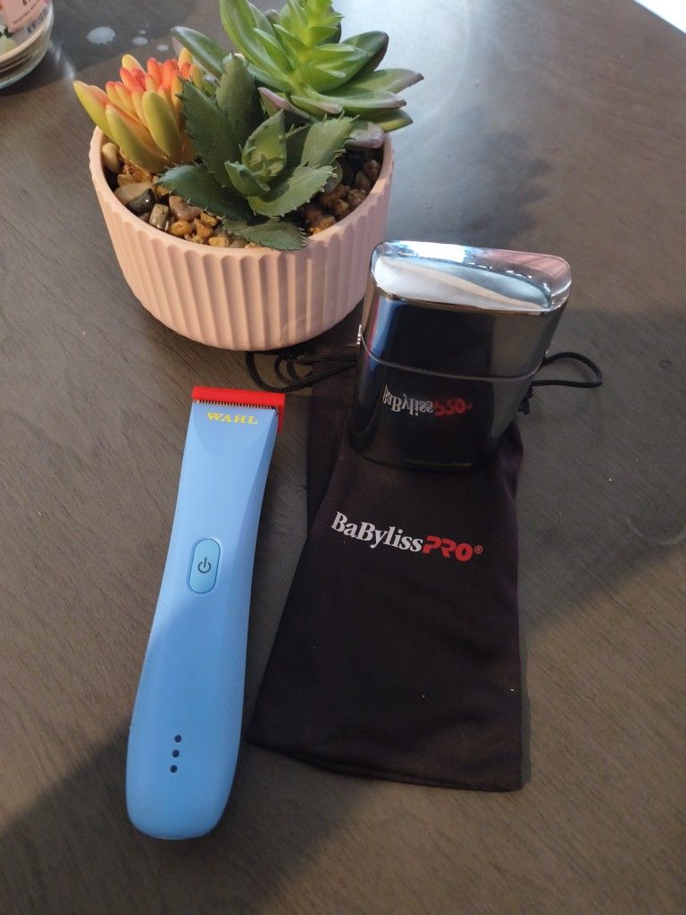 BaBylissPRO Foil Shaver + Wahl Peanut Li – Works Great – Barber Bundle