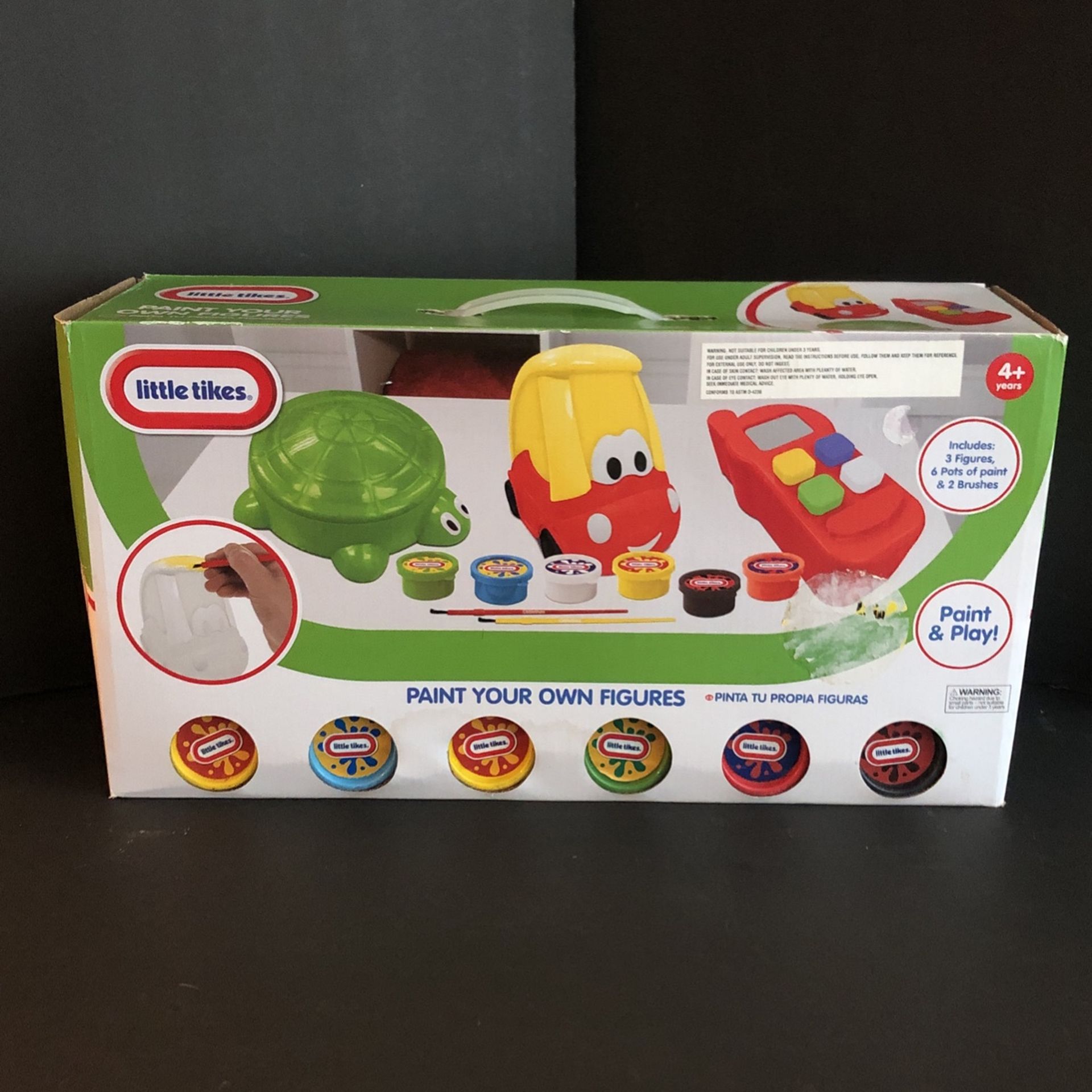 Little Times Paint Set Art Crafts Figures