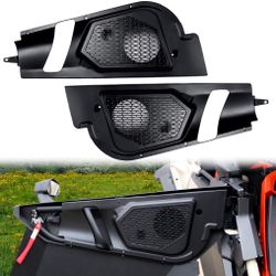Speaker Pods Kit Compatible with Can Am Maverick X3 / X3 Max/ Turbo/R 2017-2024 2025 All Models Accessories Stereo System Waterproof Speaker Mount Enc