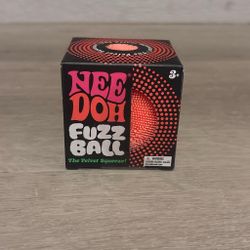Needoh Orange Fuzz Ball
