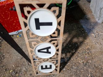 Sign for kitchen