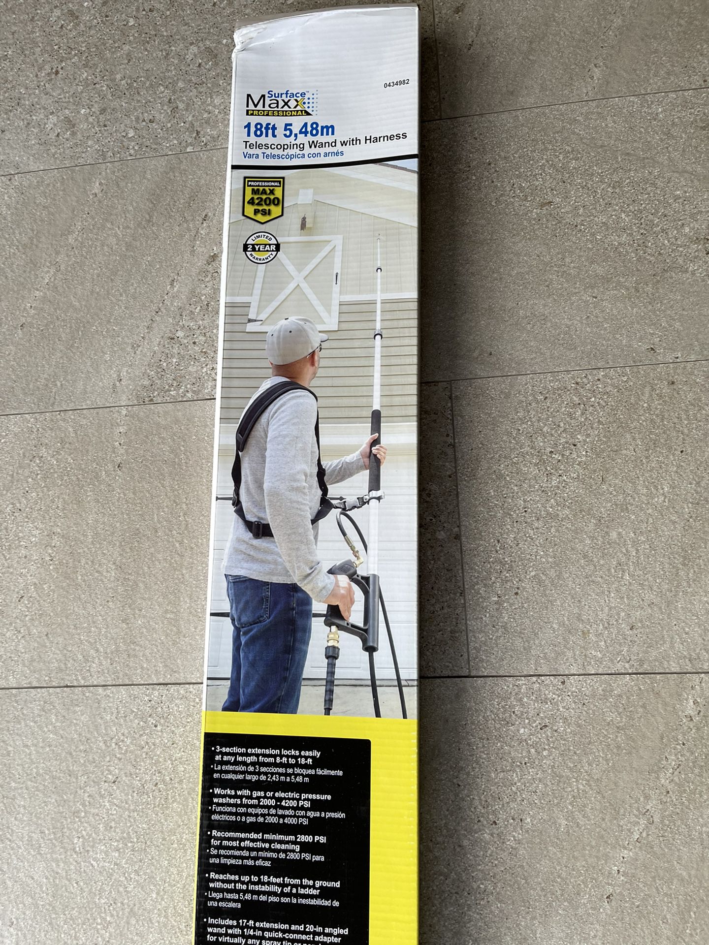 18ft Pressure Washer Extension W/ Harness 