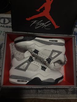 Jordan 4 White Cement 