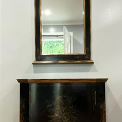 Antique furniture Mirror With Beautiful Decorative 