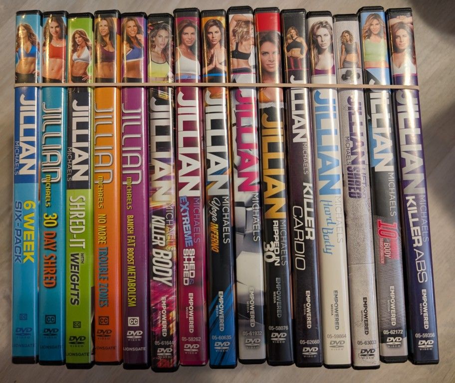 Jillian Michaels & Yoga DVDs