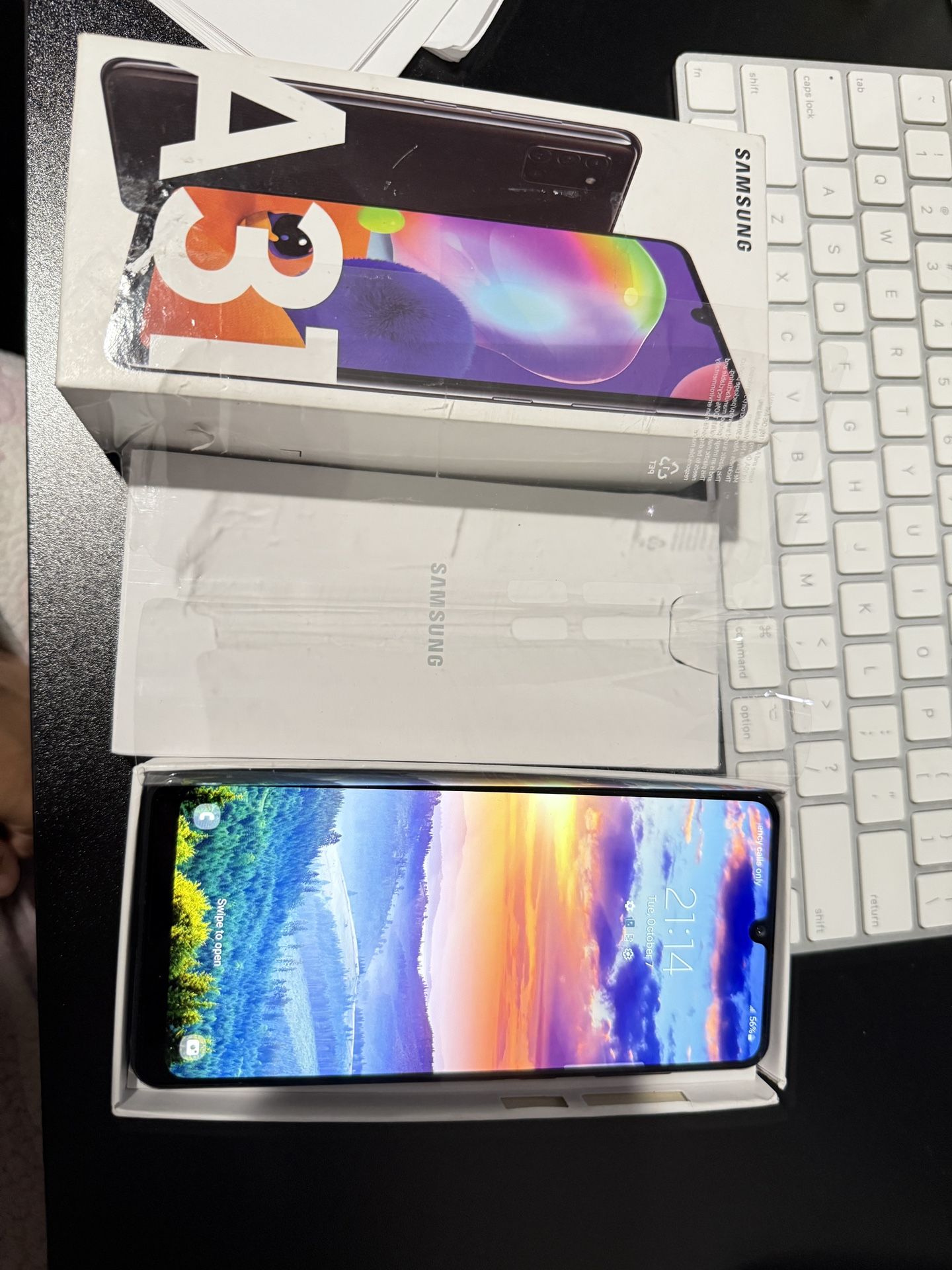 SAMSUNG Galaxy A31 non-refurbished 128GB memory Model number: SM-A315F/DS
