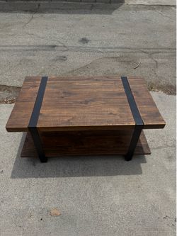 WOODEN COFFEE TABLE NEED GONE