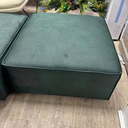 New green ottoman