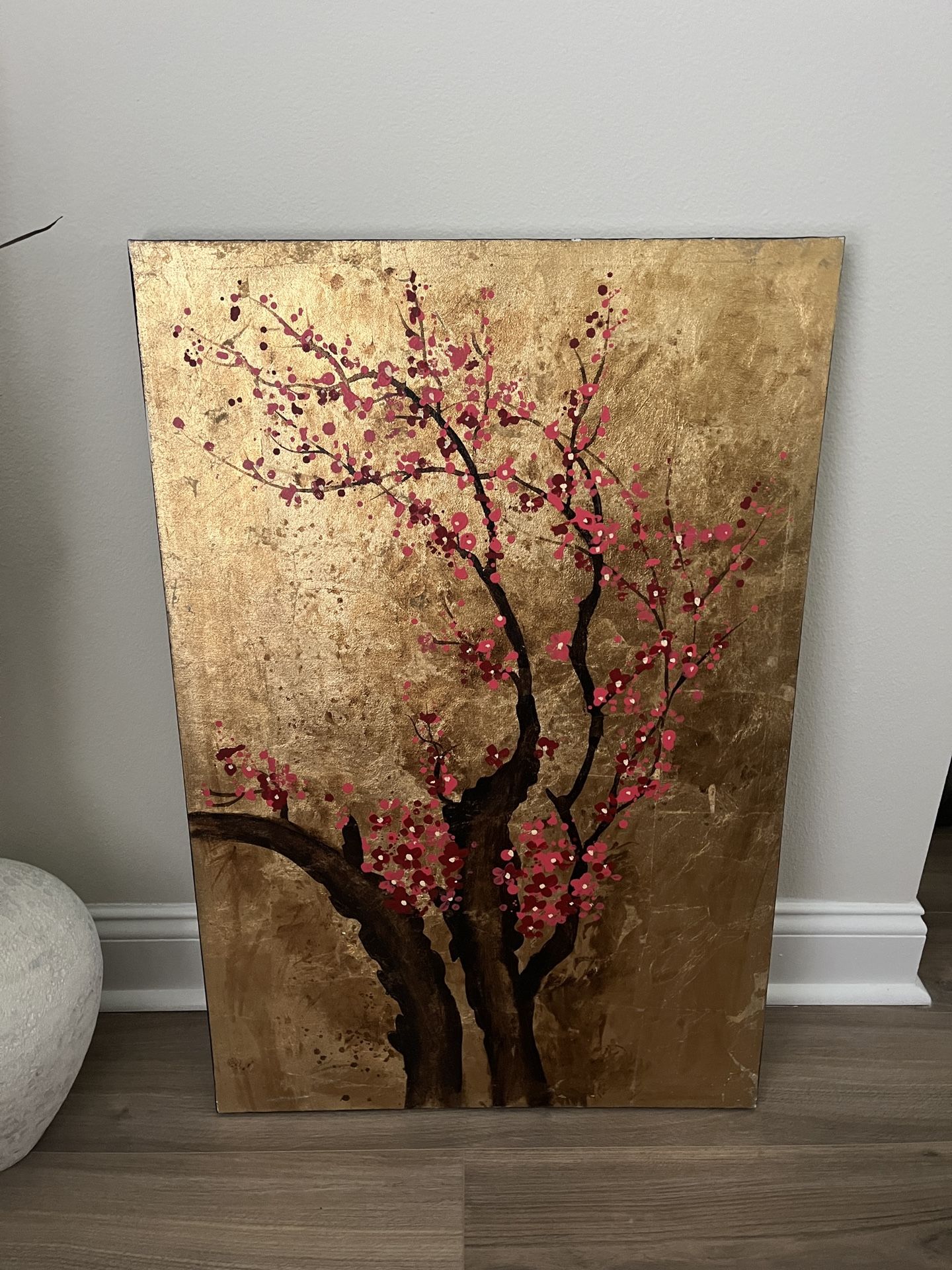 Gold Cherry Blossom 24Wx36H