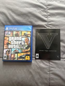 Grand Theft Auto V PS4 with Manual