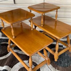 Two End Tables Mid Century 